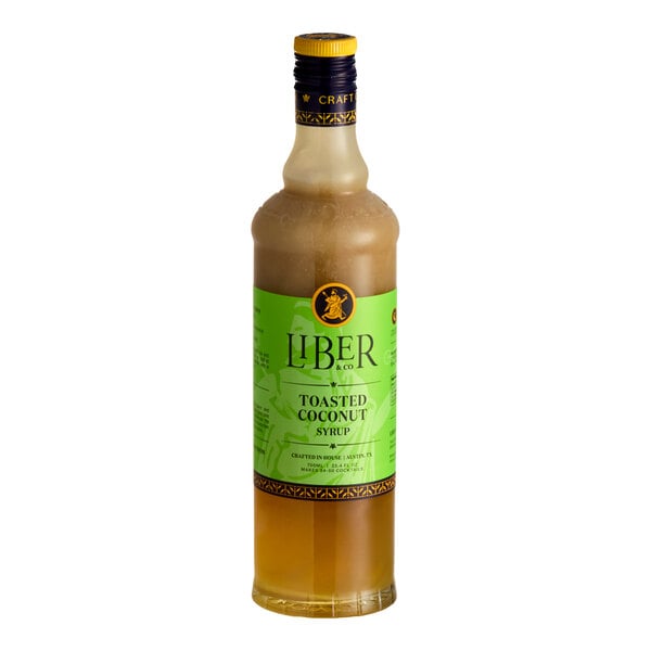 Liber & Co Toasted Coconut Syrup 750 mL - 6/Case