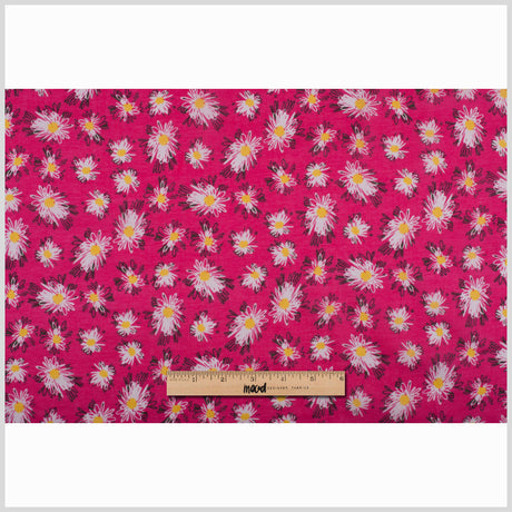 Pink Floral Cotton Voile