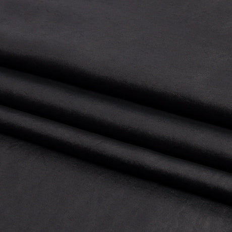 Black Acetate and Rayon Satin