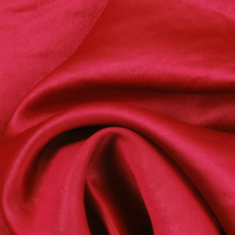 French Fuchsia Viscose and Acetate Textured Satin