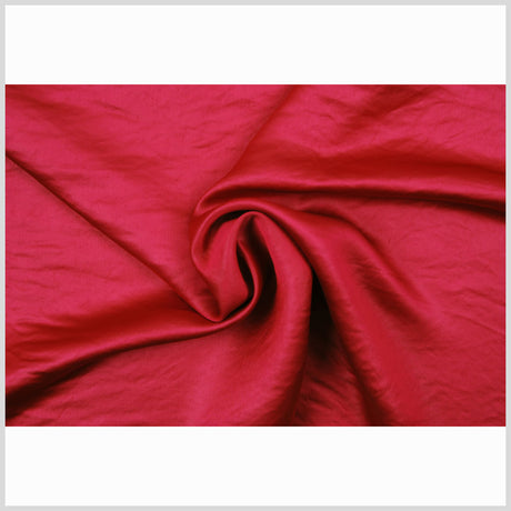 French Fuchsia Viscose and Acetate Textured Satin