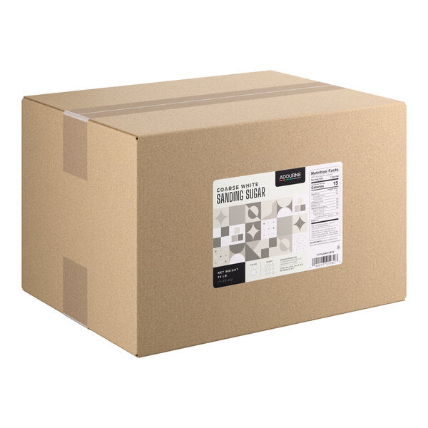 Adourne Expressions Coarse White Sanding Sugar 25 lb.