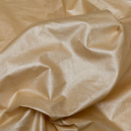 Italian Gold Solid Metallic Ramie