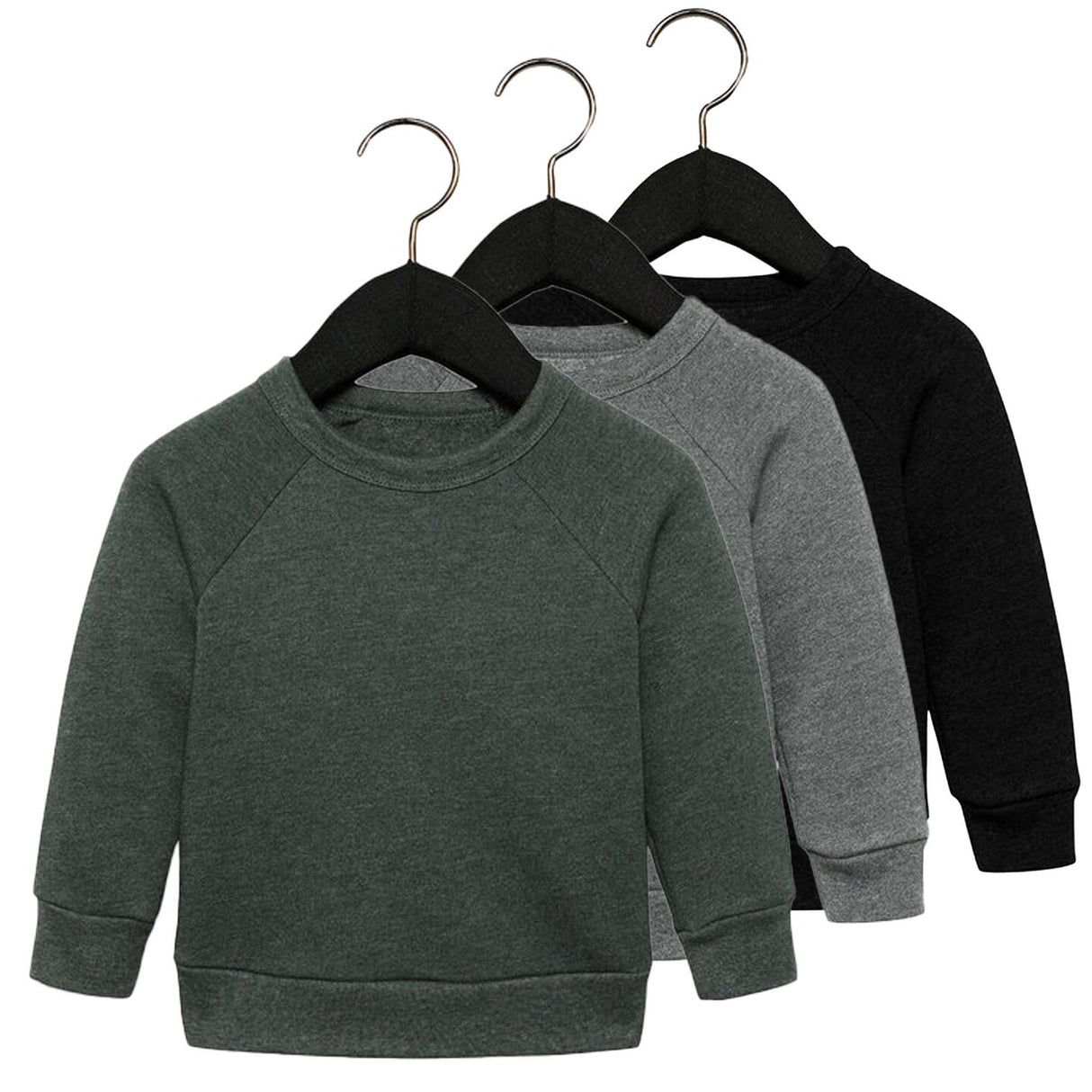 Bella + Canvas® Toddler Sponge Fleece Raglan Sweatshirt