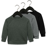 Bella + Canvas® Toddler Sponge Fleece Raglan Sweatshirt