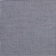 Italian Black Geometric Stretch Cotton Suiting