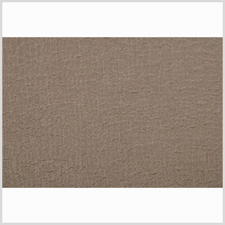 Taupe Crinkled Polyester-Rayon Woven