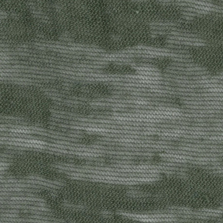 Dark Olive Cotton-Polyester Burnout Jersey