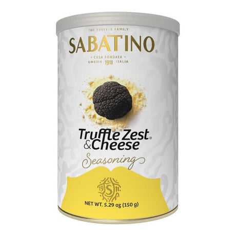 Sabatino Tartufi Truffle Zest & Cheese Seasoning 5.29 oz. - 6/Case