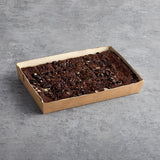 Sweet Street Desserts 3.39 oz. Pre-Cut Totally Oreo Brownie Bar 18-Count Tray - 4/Case