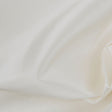 Ivory Polyester and Silk Lightweight Taffeta
