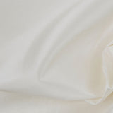 Ivory Polyester and Silk Lightweight Taffeta