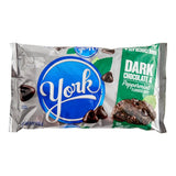 YORK® Dark Chocolate and Peppermint 1M Baking Chips 8 oz. - 12/Case