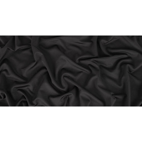 Black Stretch Polyester Tricot