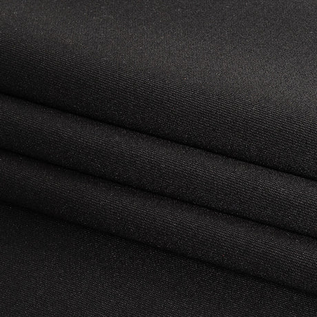 Black Stretch Polyester Tricot