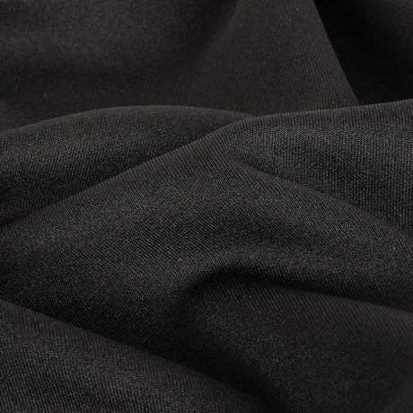 Black Stretch Polyester Tricot