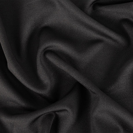 Black Stretch Polyester Tricot