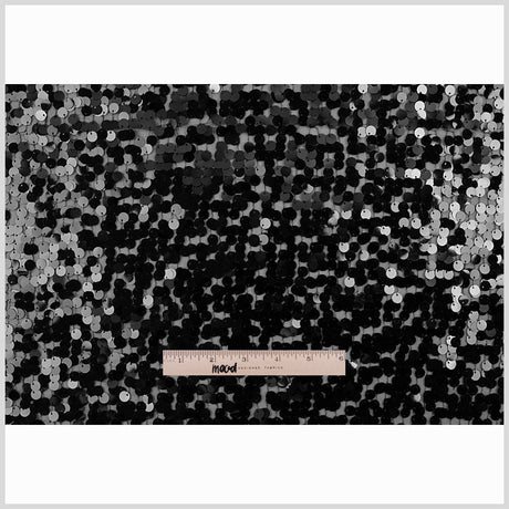 Black Solid Paillette Sequins