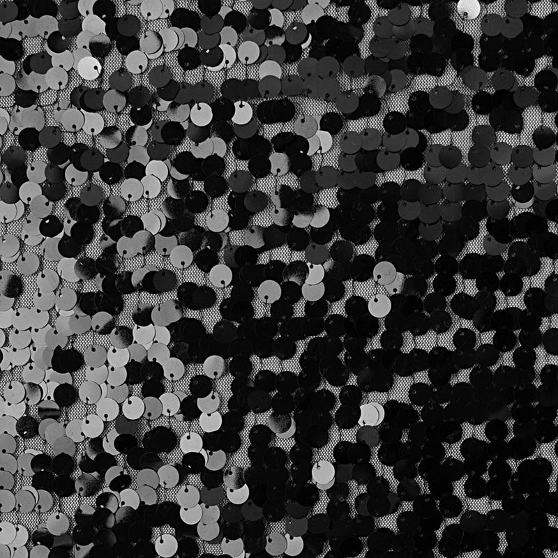 Black Solid Paillette Sequins
