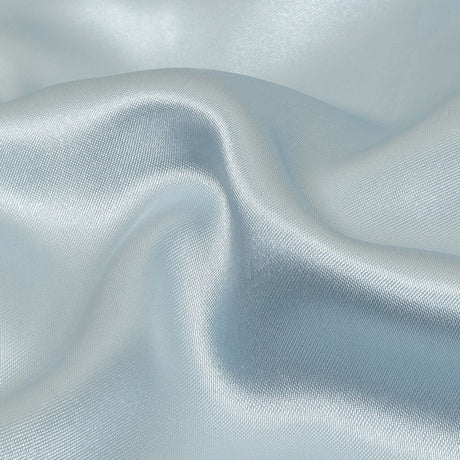 Light Blue Polyester Satin