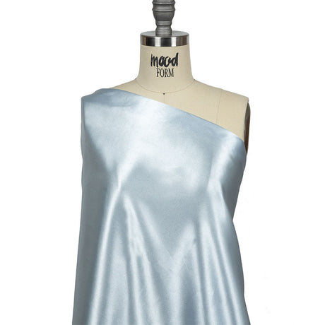 Light Blue Polyester Satin