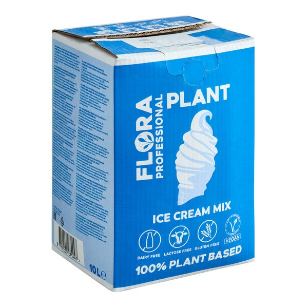 Flora Professional Dairy-Free Vegan Soft Serve Ice Cream Mix 10 Liter