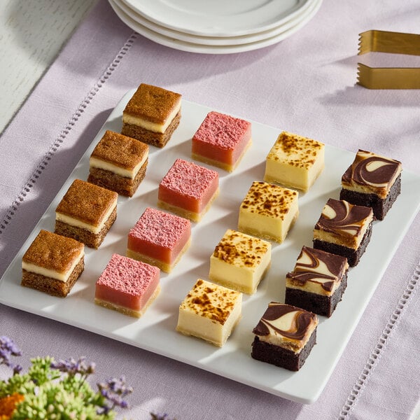 Eli's Cheesecake Pre-Cut Assorted Cheesecake Cuties 0.81 oz. - 216/Case
