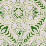 Yellow-Green Floral Burnout Polyester Jersey
