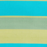 Green and Aqua Striped Shantung/Dupioni