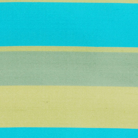 Green and Aqua Striped Shantung/Dupioni