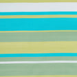 Green and Aqua Striped Shantung/Dupioni