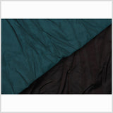 Teal and Black Double-Faced Polyester Woven