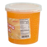 Bossen Pure25 Orange Bursting Boba 7.04 lb. - 4/Case