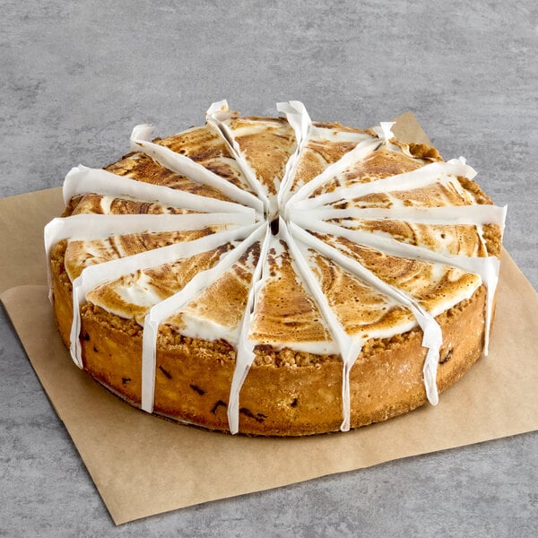 Eli's Cheesecake 14-Slice Pre-Cut S'mores Cheesecake 97 oz. - 2/Case