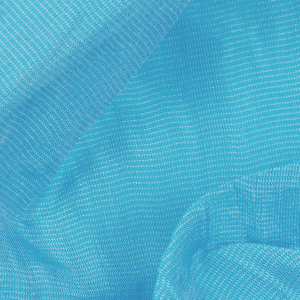 Robin's Egg Blue Crinkled Silk Blend