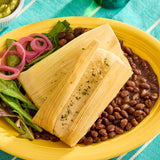 Tucson Foods Individually Wrapped Green Chile, Pork, and Cheese Tamale 5 oz. - 8/Case