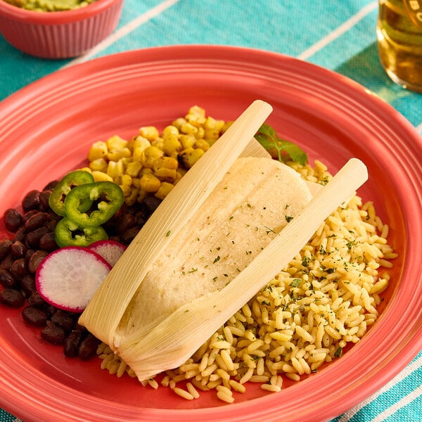 Tucson Foods Individually Wrapped Green Chile and Chicken Tamale 5 oz. - 8/Case