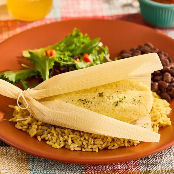Tucson Foods Individually Wrapped Green Chile and Cheese Tamale 5 oz. - 8/Case