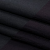 Navy Textured Polyester Woven Bonded to Gray Brushed Cotton Coating