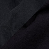 Navy Textured Polyester Woven Bonded to Gray Brushed Cotton Coating