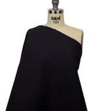 Navy Textured Polyester Woven Bonded to Gray Brushed Cotton Coating