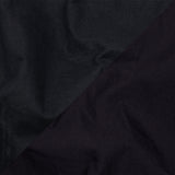 Navy Textured Polyester Woven Bonded to Gray Brushed Cotton Coating