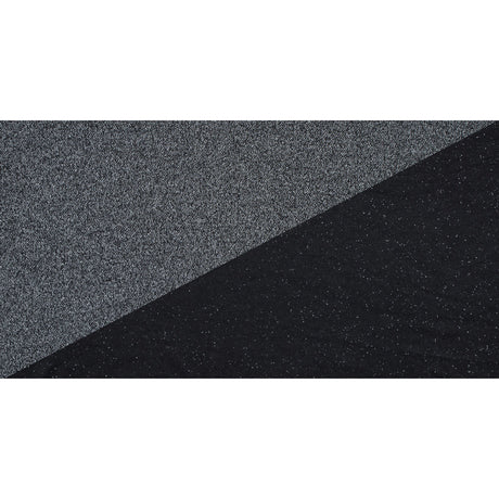 Black and White Double Faced Polyester Knit