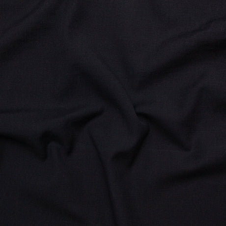 Black Iris Sturdy Wool Twill