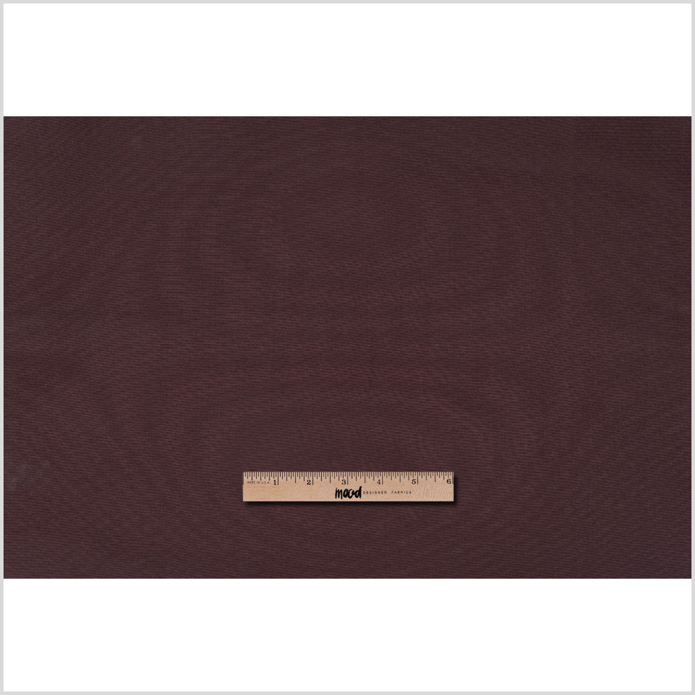 Carolina Herrera Chestnut Brown Silk Faille