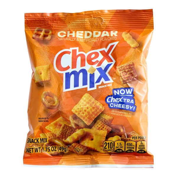 Chex Mix Cheddar Snack Mix 1.75 oz. - 60/Case