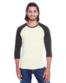 Unisex Triblend Three-Quarter Sleeve Raglan