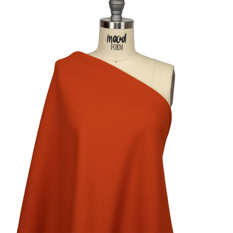 Pumpkin Orange Acrylic Fleece