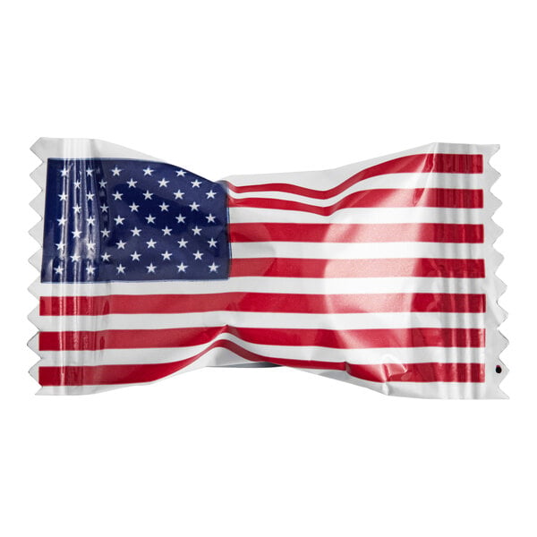 American Flag Buttermints Individually Wrapped - 1,000/Case