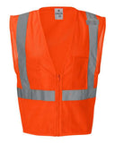 Kishigo Unisex Ultra-Cool Mesh Safety Vest with Pockets
